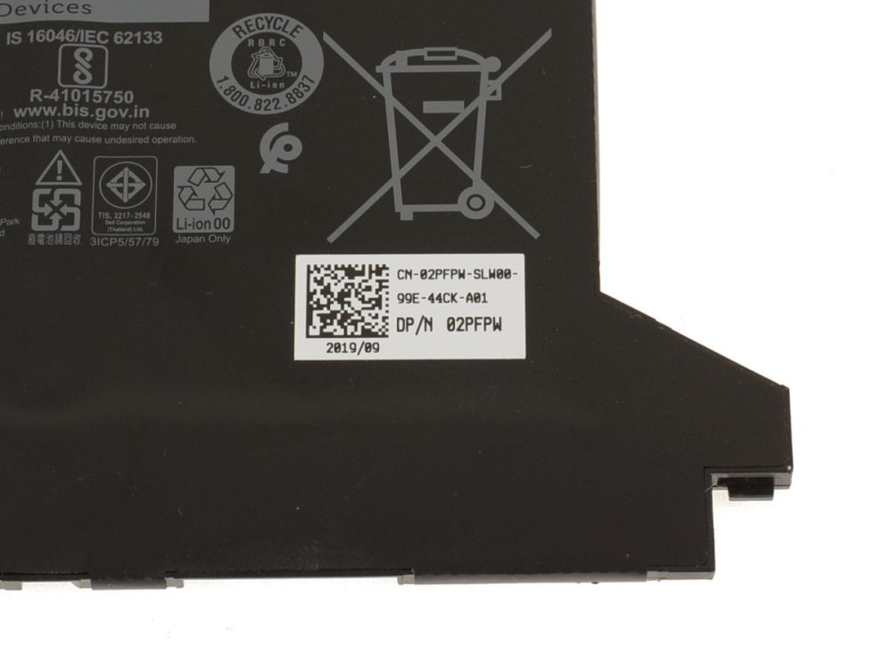 原廠 3500mAh 42Wh Dell 03KF82 3KF82 電池