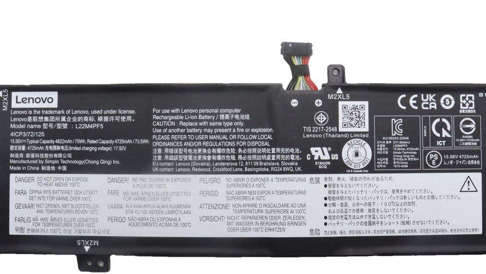 原廠 電池 4822mAh 75Wh Lenovo L22D4PF5