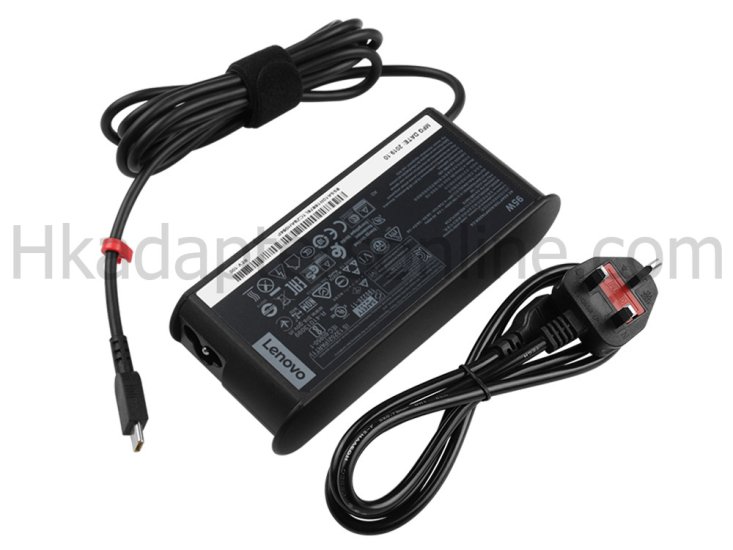 原裝 95W USB-C Lenovo ADLX95YAC3A Charger 充電器 電源 + 電源線 - Click Image to Close