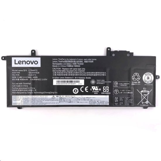 原廠 電池 4190mAh 48Wh Lenovo L17L6P70 Lenovo L17L6P72 - Click Image to Close