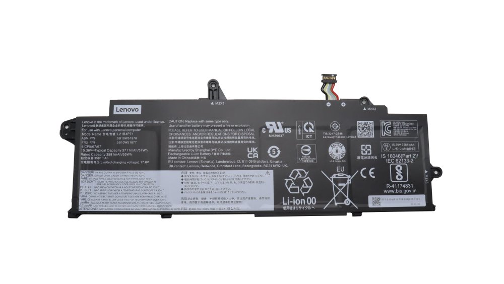 原廠 電池 3711mAh 57Wh Lenovo ThinkPad T14s Gen 4 21F7
