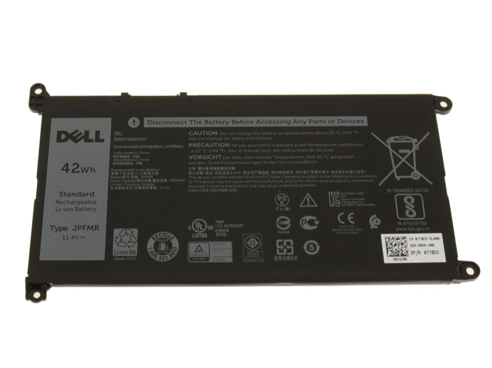原廠 電池 3500mAh 42Wh Dell JPFMR 0JPFMR