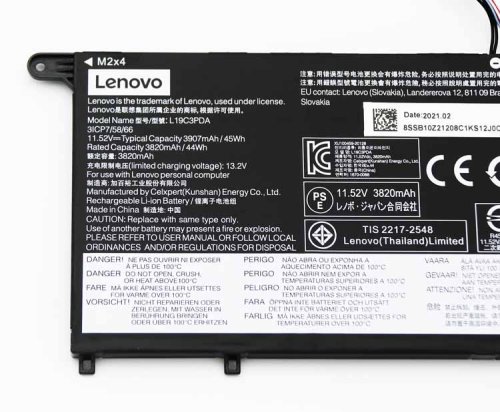 原廠 電池 3907mAh 45Wh Lenovo 5B11N52052