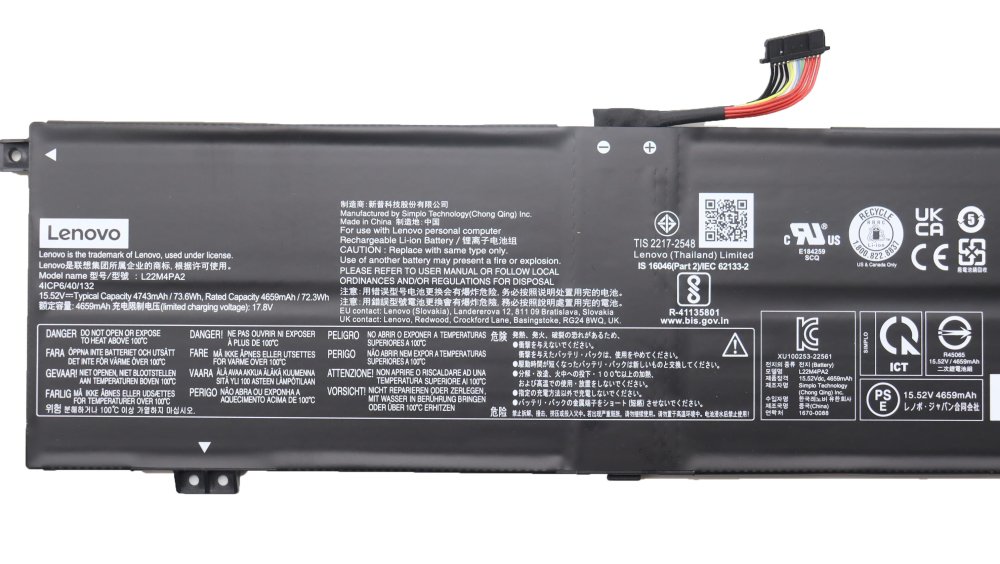 原廠 電池 4743mAh 73.6Wh Lenovo L22C4PA2 928QA563HB