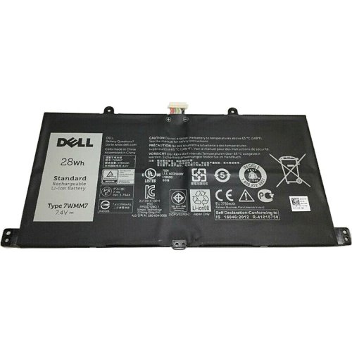 3760mAh 28Wh 2芯 Dell 7WMM7 電池