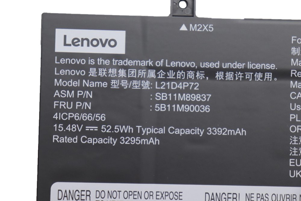 原廠 電池 3392mAh 52.5Wh Lenovo 5B10W51869