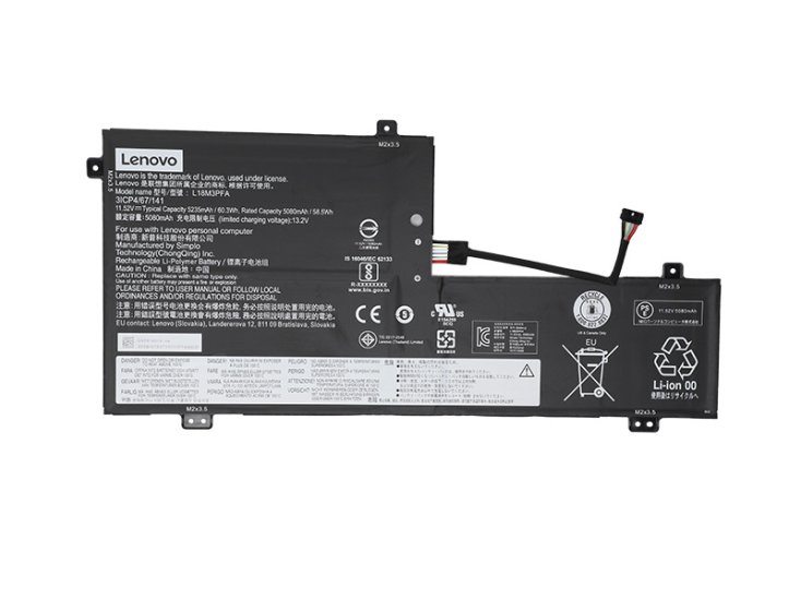 原廠 電池 5235mAh 60.3Wh Lenovo 5B10T83740 5B10W67402 L18D3PF2 - Click Image to Close