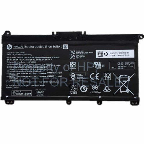 原廠 電池 3440mAh 41.04Wh HP HW03041XL