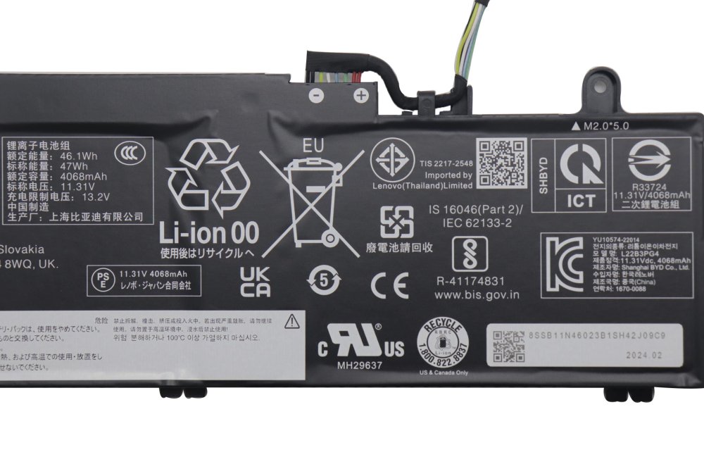 原廠 電池 4156mAh 47Wh Lenovo 5B11K63022