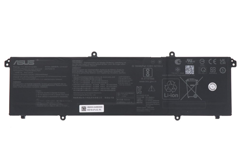 原廠 電池 3640mAh 42Wh Asus Vivobook 16X F1605
