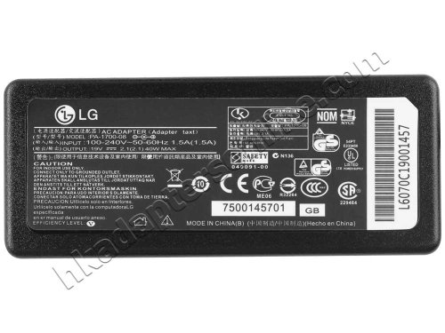 25W LG LED Monitor 27M45HQ 22M45HQ 24M35H Charger 充電器 電源 + 電源線