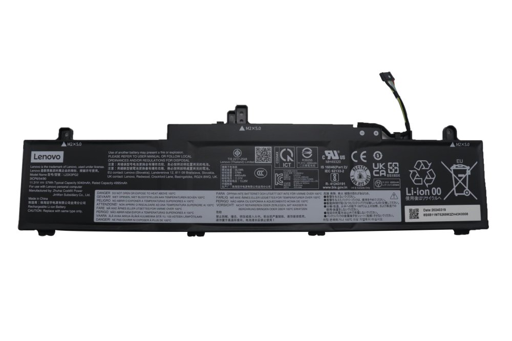 原廠 電池 5040mAh 57Wh Lenovo ThinkPad E14 Gen 6 21M7