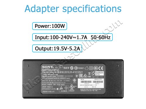 原裝 101W Sony KDL-42W70XB KDL42W70XB Charger 充電器 電源 + 電源線