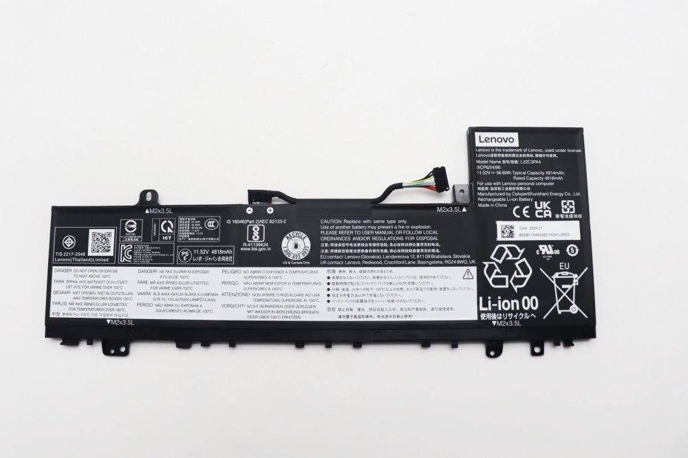 原廠 電池 4914mAh 56.6Wh Lenovo IdeaPad Slim 5 14IAH8 83BF