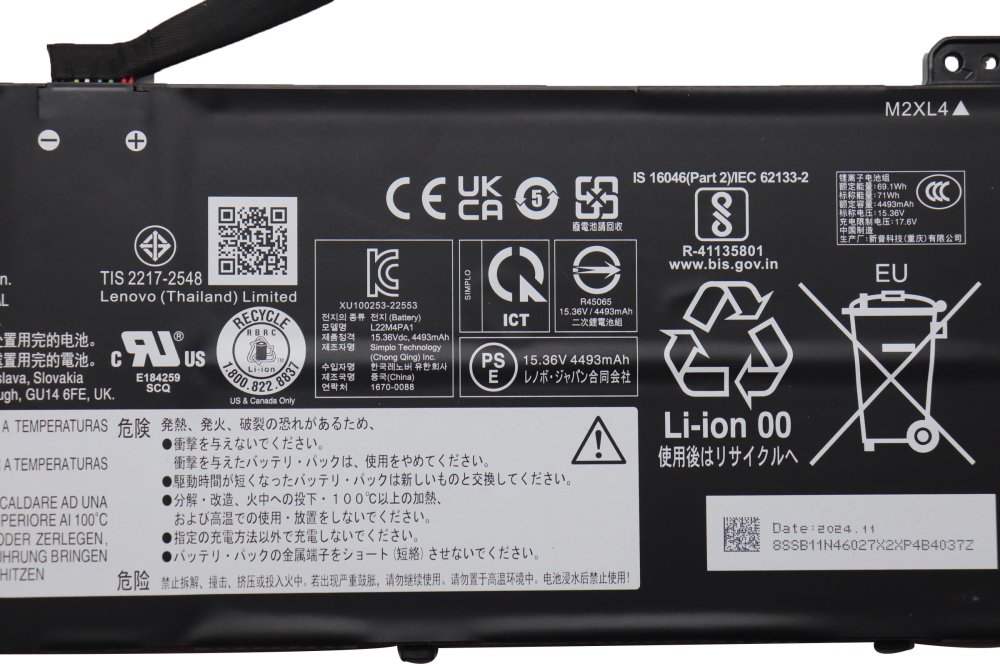原廠 電池 4623mAh 71Wh Lenovo 5B11K38966