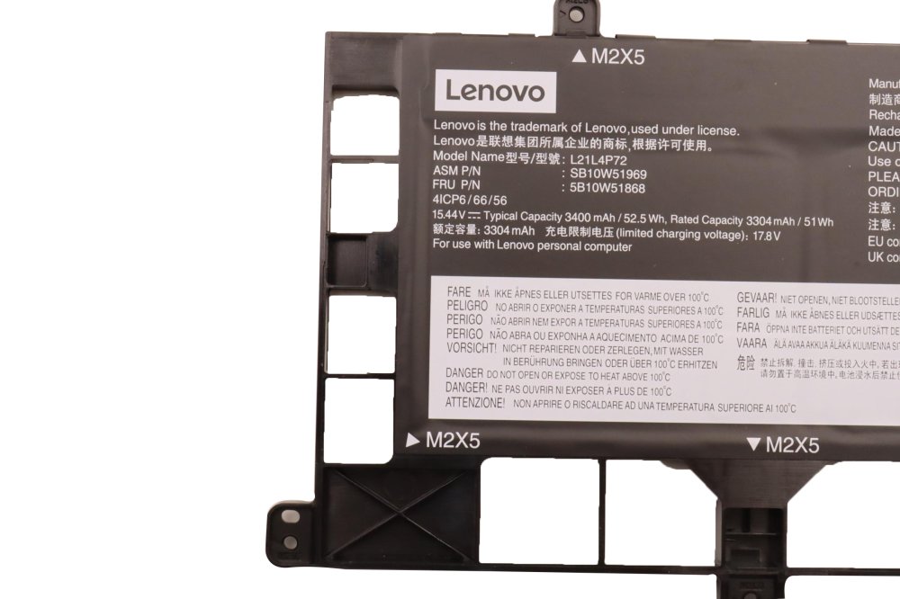 原廠 電池 52.5Wh Lenovo 5B10W51906
