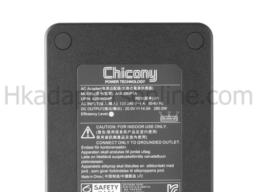 原廠 280W MSI A280A003P-MD01 Charger 充電器 電源 + 電源線