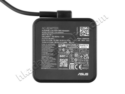 原廠 65W USB-C Asus Vivobook S 14 S5406SA Charger 充電器 電源 + 電源線