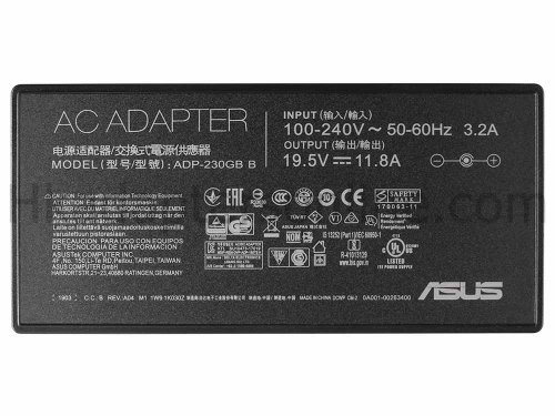 原裝 230W Asus ROG GR8 II-6GT016Z Charger 充電器 電源 + 電源線