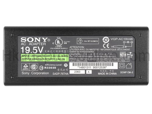 65W Sony 148907831 Charger 充電器 電源