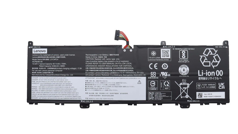 原廠 電池 4511mAh 70Wh Lenovo L21D4PE0