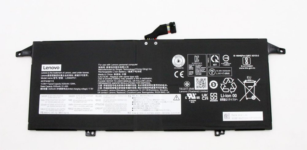 原廠 電池 3425mAh 53Wh Lenovo 5B11B65325
