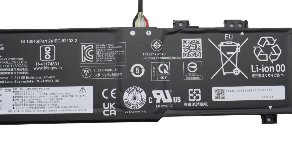 原廠 電池 4156mAh 47Wh Lenovo 5B11K09309