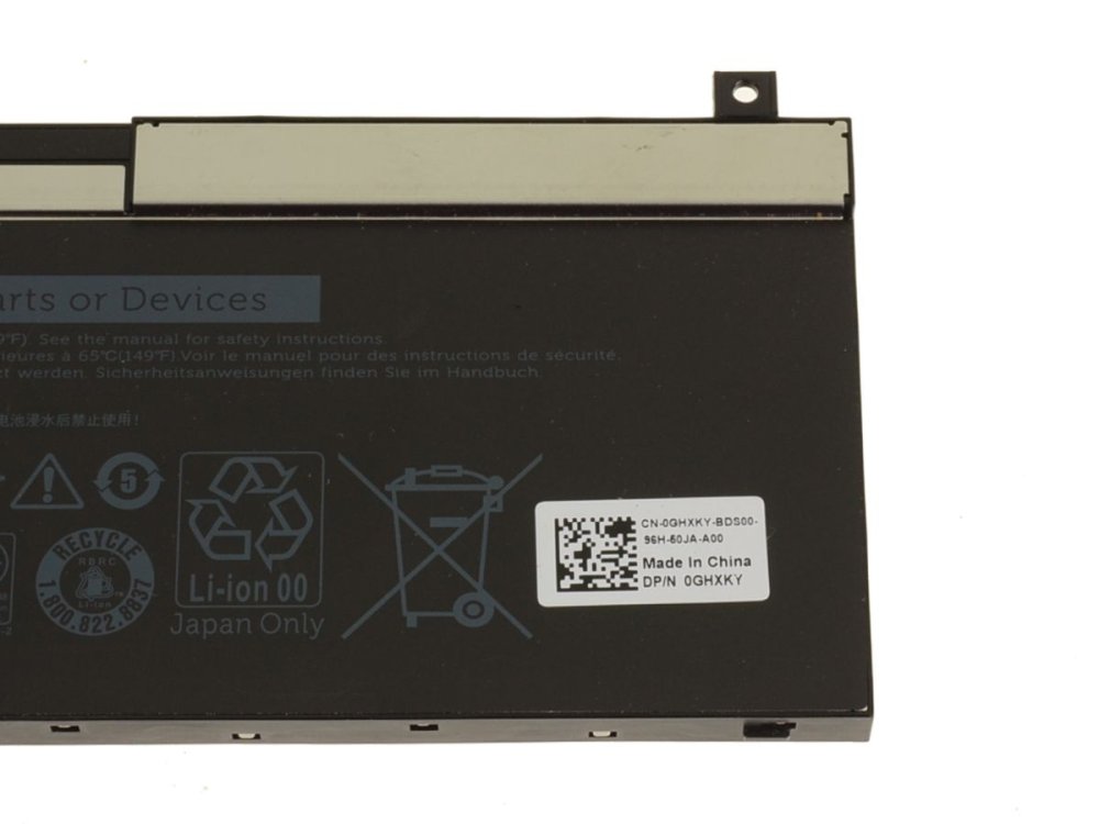 原廠 8000mAh 64Wh Dell CF6W3 RW15F 電池