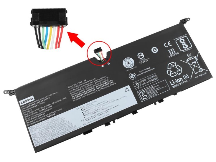 2735mAh 42Wh 4芯 Lenovo Yoga S730-13IWL 81J0002RAU 電池 - Click Image to Close