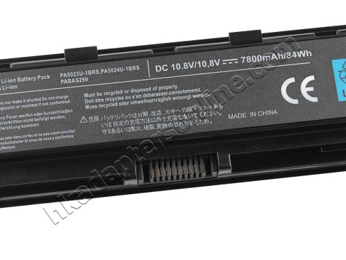 7800mAh 84Wh 9芯 Toshiba Satellite C50-A P0011 C50-A I001 C50-A I0011 電池