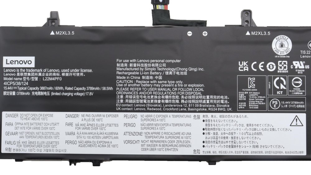 原廠 電池 3887mAh 60Wh Lenovo SB11J63613