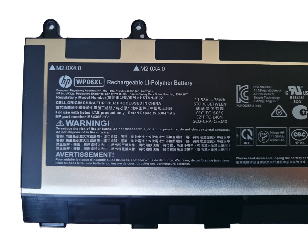 原廠 電池 6304mAh 76Wh HP M73470-002