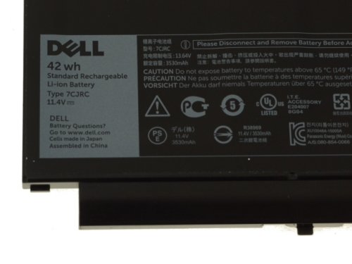 3530mAh 42Wh 4芯 Dell 7CJRC 電池