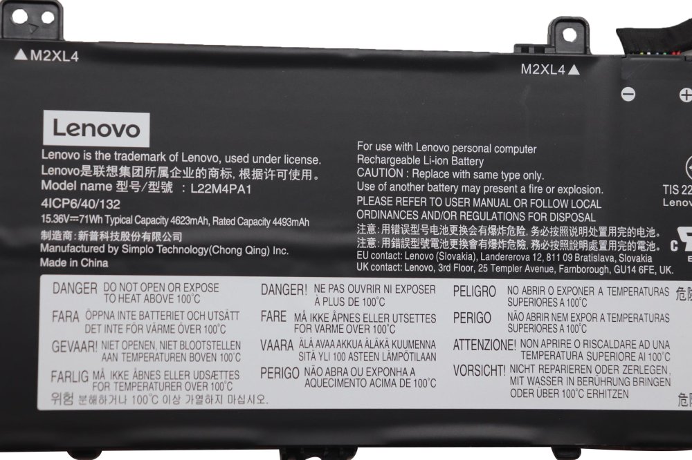 原廠 電池 4623mAh 71Wh Lenovo 5B11K38966