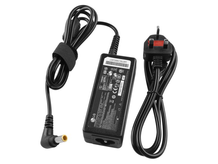 25W LG LED Monitor M37 22M37A 24M37D Charger 充電器 電源 + 電源線 電源線 - Click Image to Close