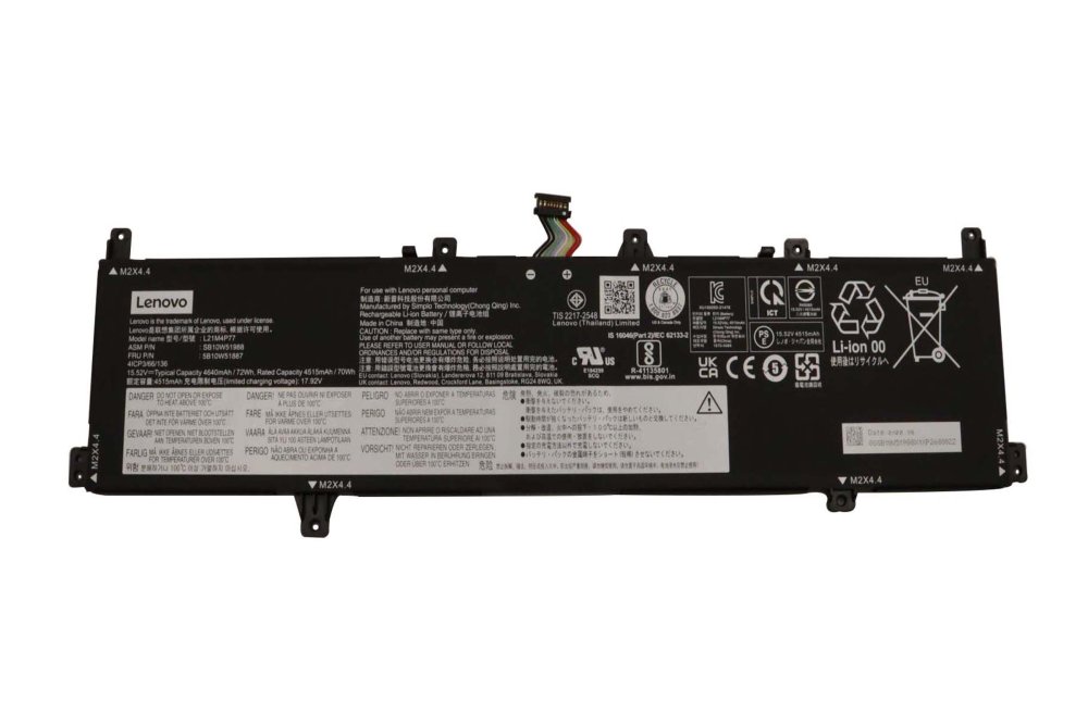 原廠 電池 4640mAh 72Wh Lenovo 5B11M90085