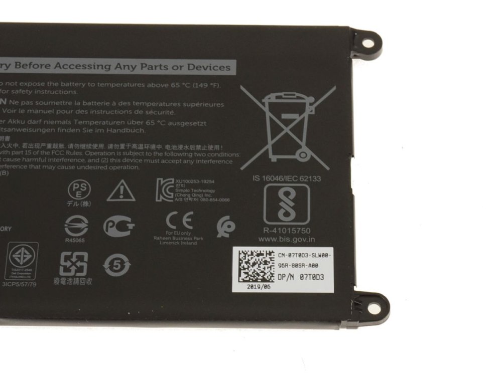 原廠 電池 3500mAh 42Wh Dell JPFMR 0JPFMR