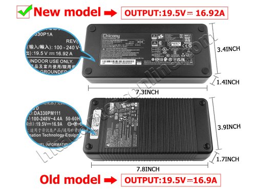 原廠 330W MSI S93-0409580-D04 Charger 充電器 電源 + 電源線