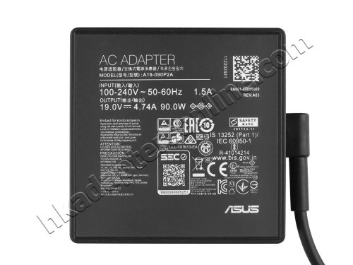 原廠 90W Asus 90XB02BN-MPW000 Charger 充電器 電源 + 電源線