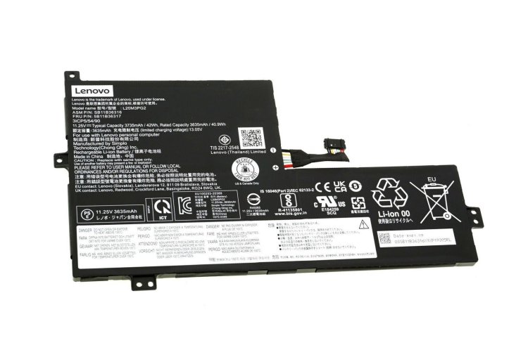 原廠 電池 3735mAh 42Wh Lenovo 5B11B36309 - Click Image to Close