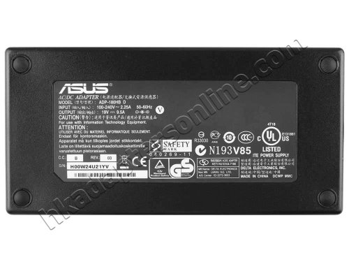 Original 180W G75 G75VW series Adapter Charger + Cord