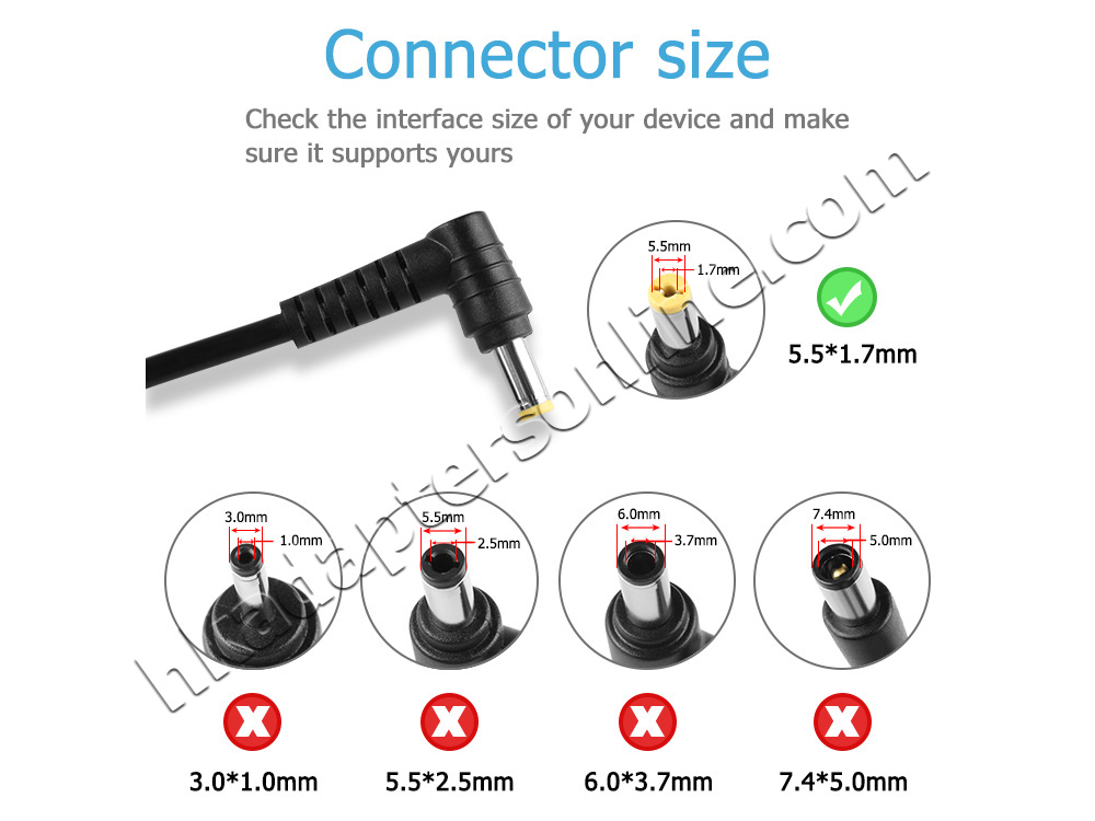 原廠 65W Acer Aspire 4736Z 4738 4738Z 4741 Charger 充電器 電源 + 電源線