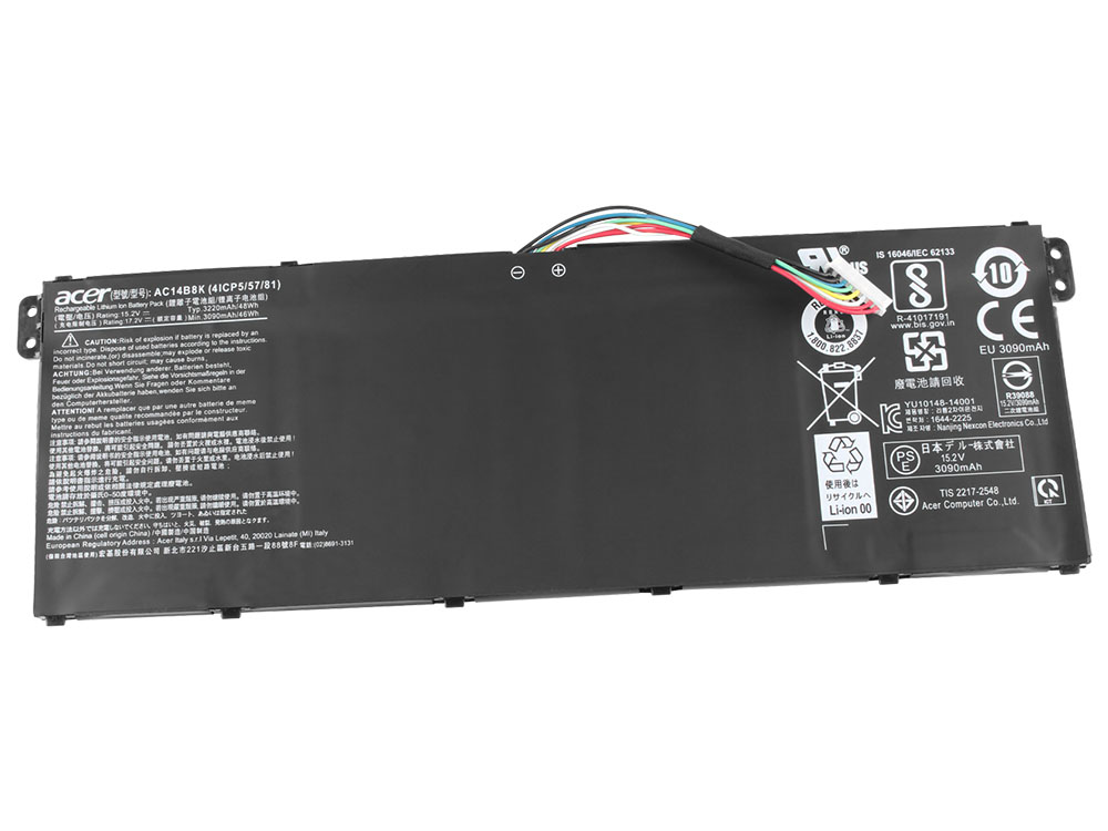 3220mAh 48Wh 4芯 Acer TravelMate P238-M 電池