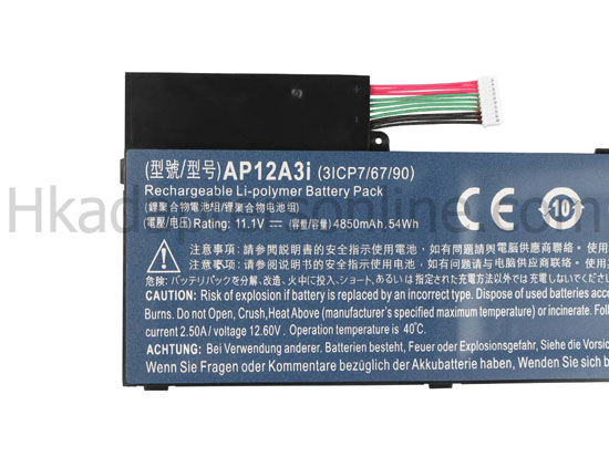 原裝 4850mAh 3芯 Acer Aspire M3-581TG-52464G52Mnkk 電池