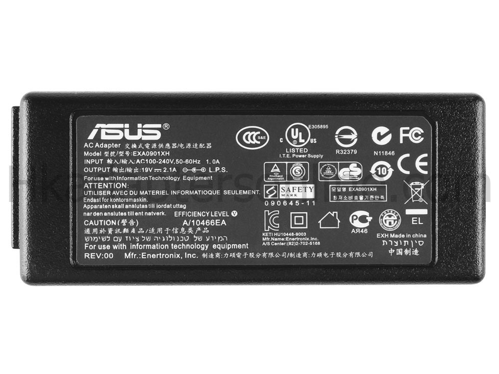 原裝 40W Asus Eee PC R101 R101X Charger 充電器 電源 + 電源線