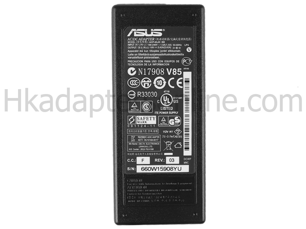 原裝 65W Asus P50IJ P50IJ-A1B P50IJ-X2 Charger 充電器 電源 + 電源線