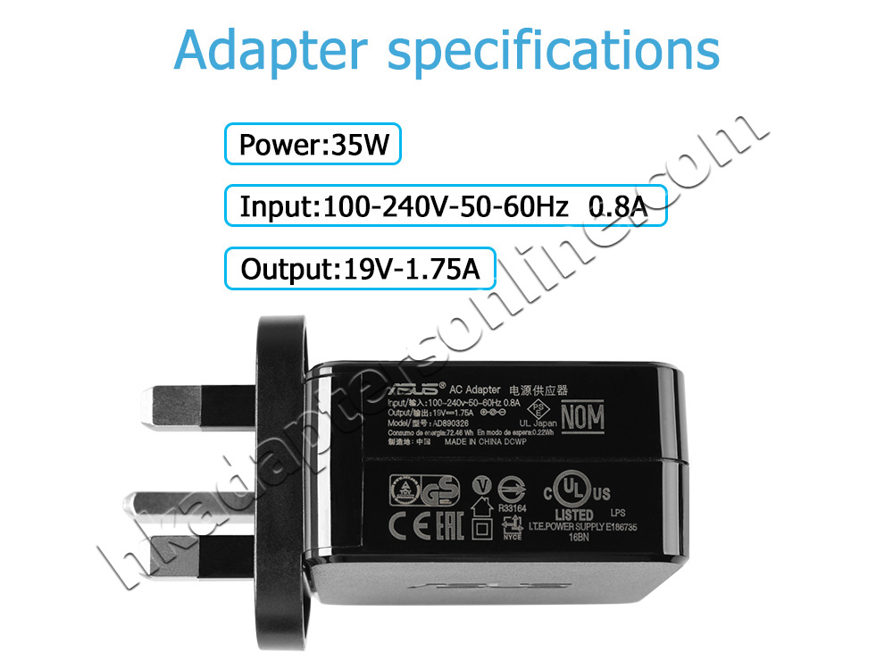 原裝 33W Asus AC1900 ultimate AC performance Series Charger 充電器 電源