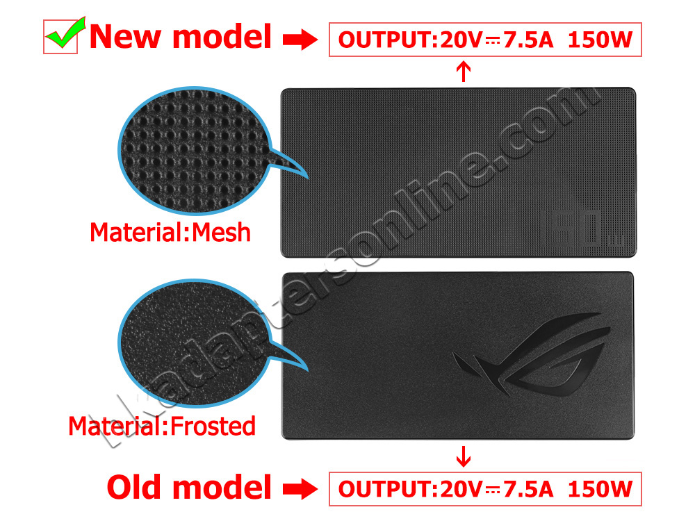 原裝 150W Asus 0A001-00083300 Charger 充電器 電源 + 電源線