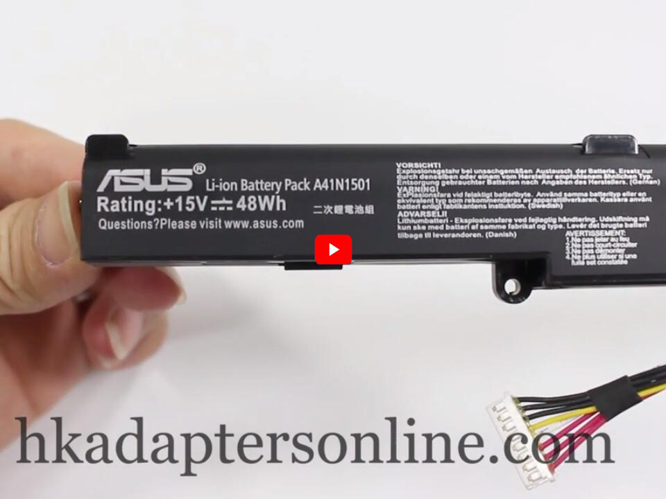 原裝 48Wh 3200mAh 4芯 Asus ROG GL753VE-DS74-HID5 電池