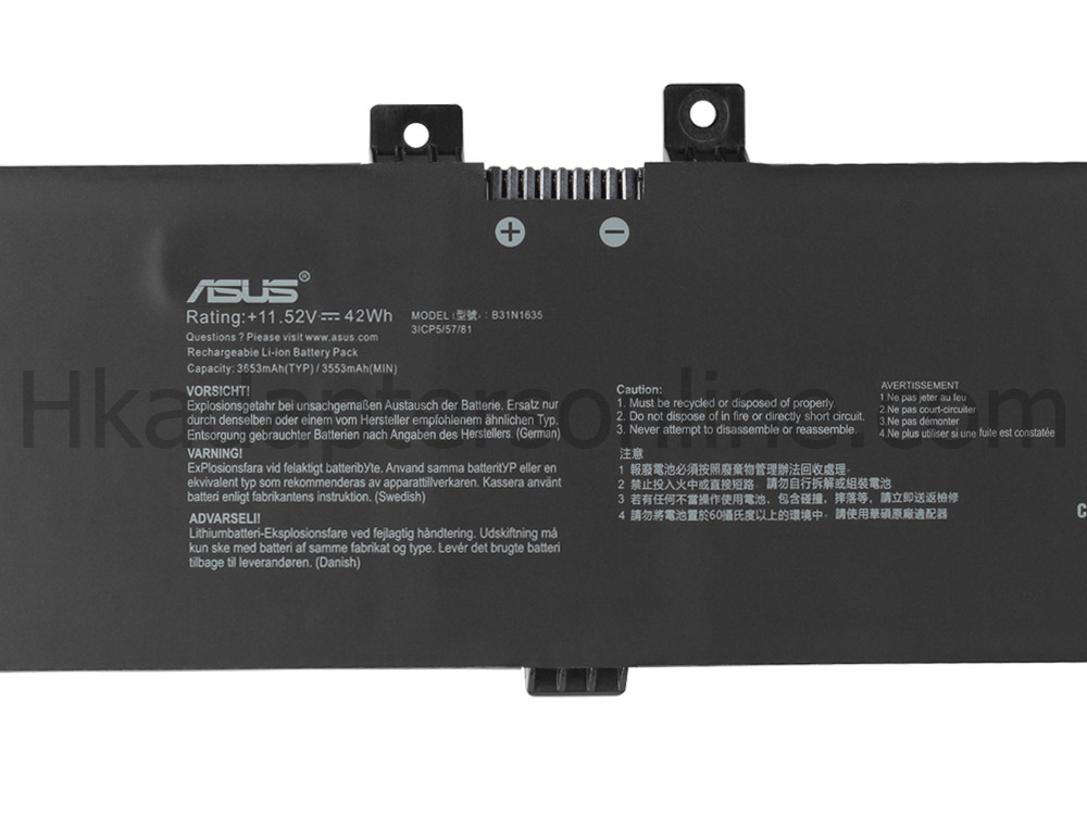 原廠 電池 3650mAh 42Wh Asus 0B200-02920100 0B200-02920200